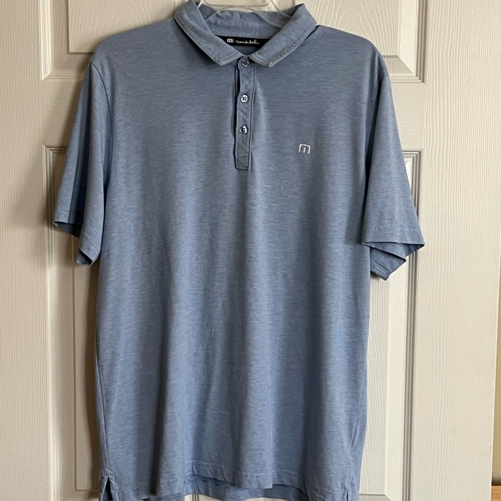 Travis Mathew Men’s Blue Polo- xl